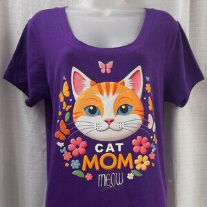 NWOT Cat Mom Meow - 1X